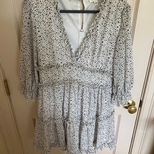 SHE SKY Leopard Print Dress